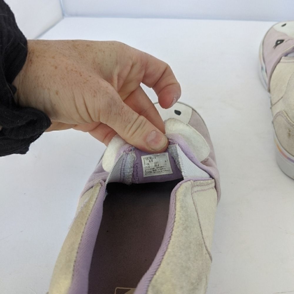 Vans Purple Unicorn Slide On Sneakers Child 4 - Picture 5 of 8